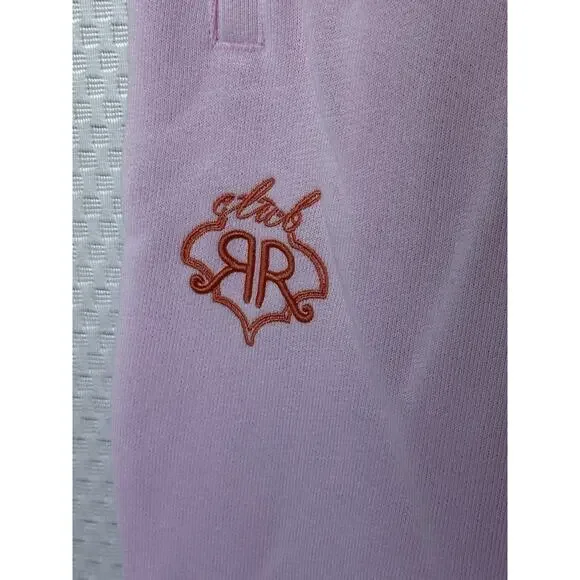 Roller Rabbit x Target Jogger Sweatpants Soft Pink XL New 100% Cotton - Picture 5 of 9